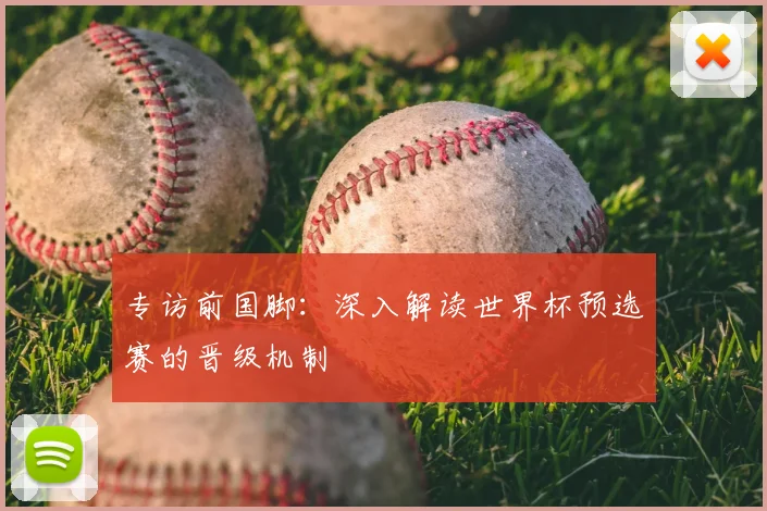 专访前国脚:深入解读世界杯预选赛的晋级机制